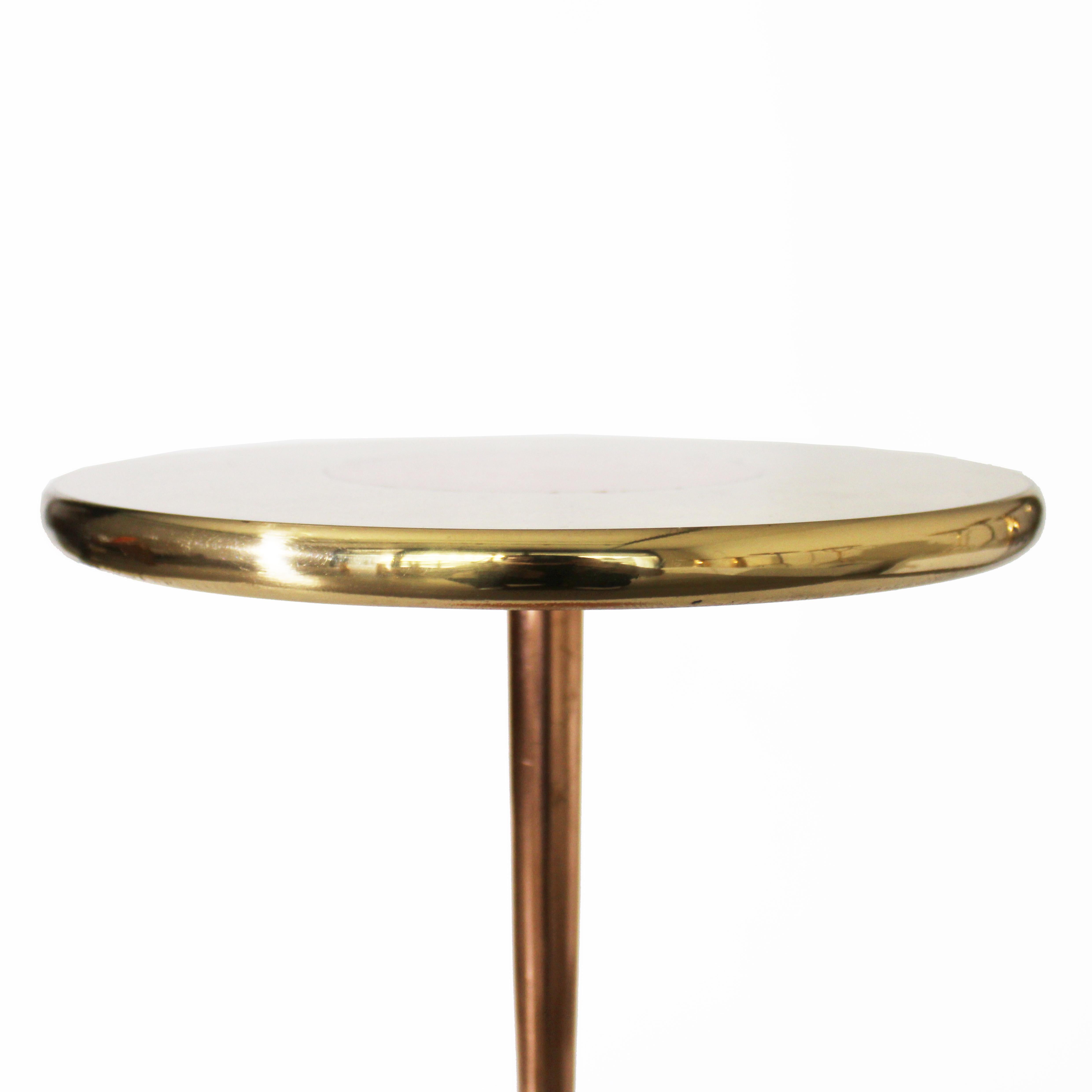 Cast Bronze and Copper Lega Side Table by Studio Sunt 1
