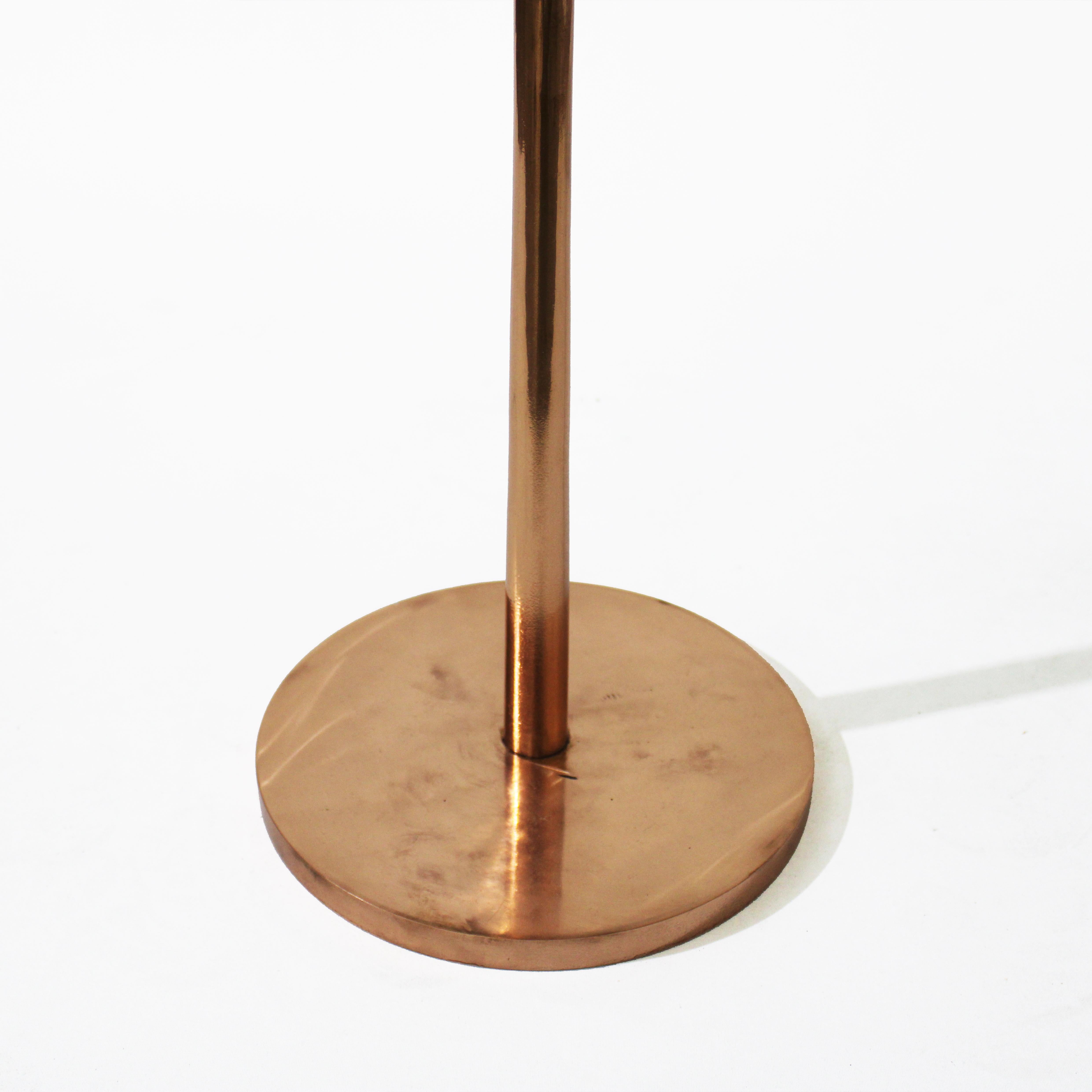 Cast Bronze and Copper Lega Side Table by Studio Sunt For Sale 3
