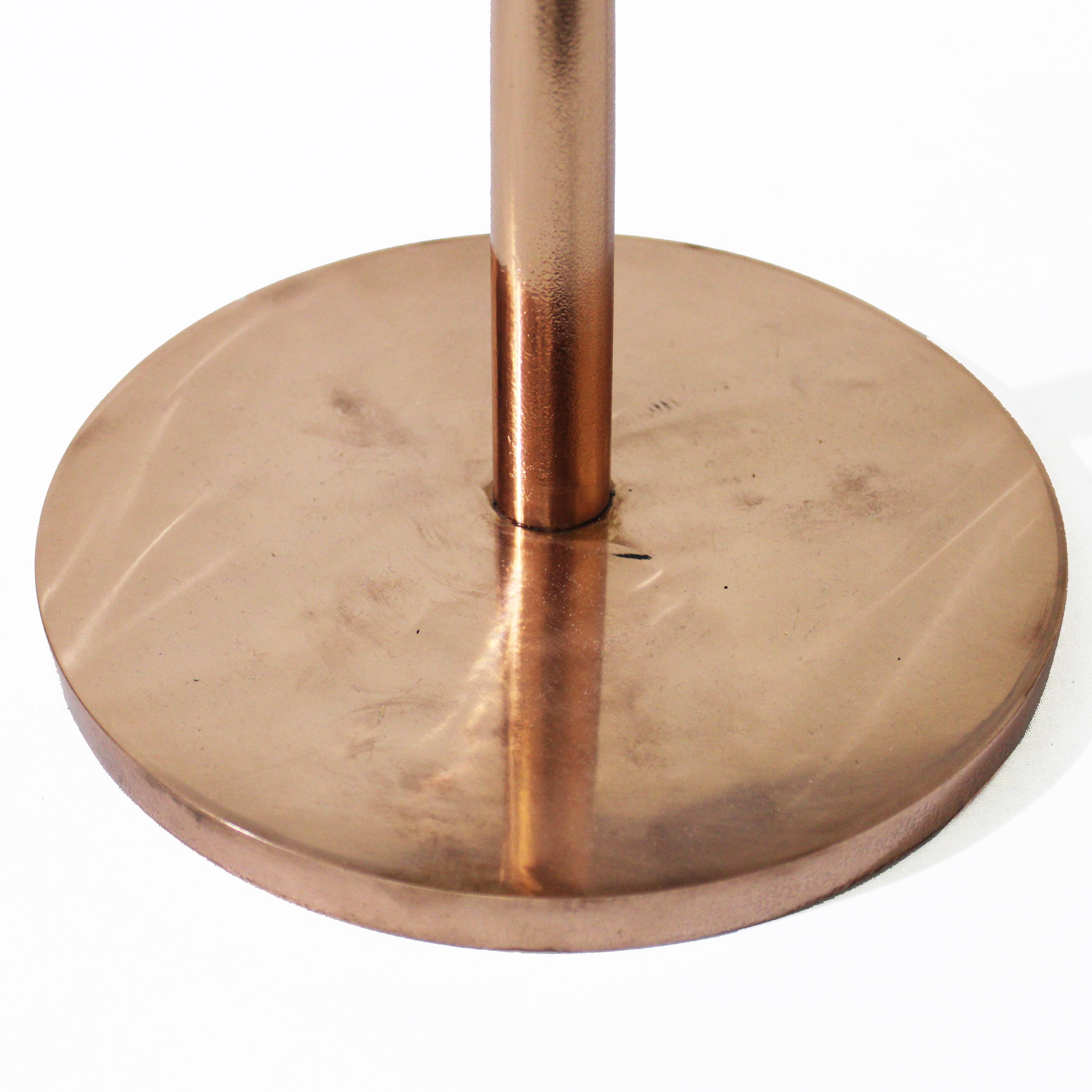 Cast Bronze and Copper Lega Side Table by Studio Sunt For Sale 4