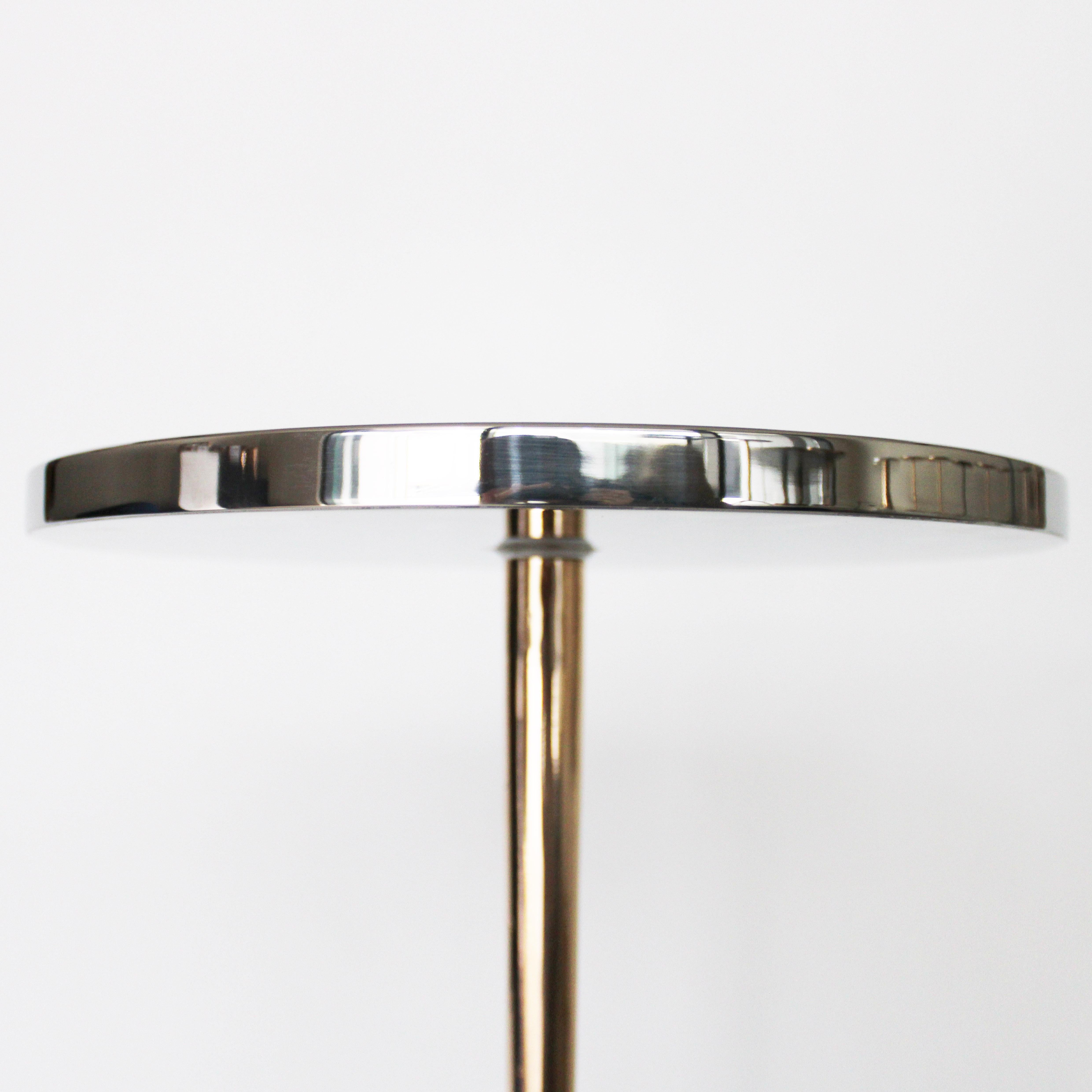 Cast Bronze and Stainless Steel Colla Side Table by Studio Sunt For Sale 4