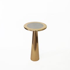 Cast Bronze and Stainless Steel Lega Side Table by Studio Sunt