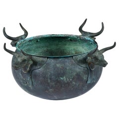Cuenco Toro de Bronce Fundido