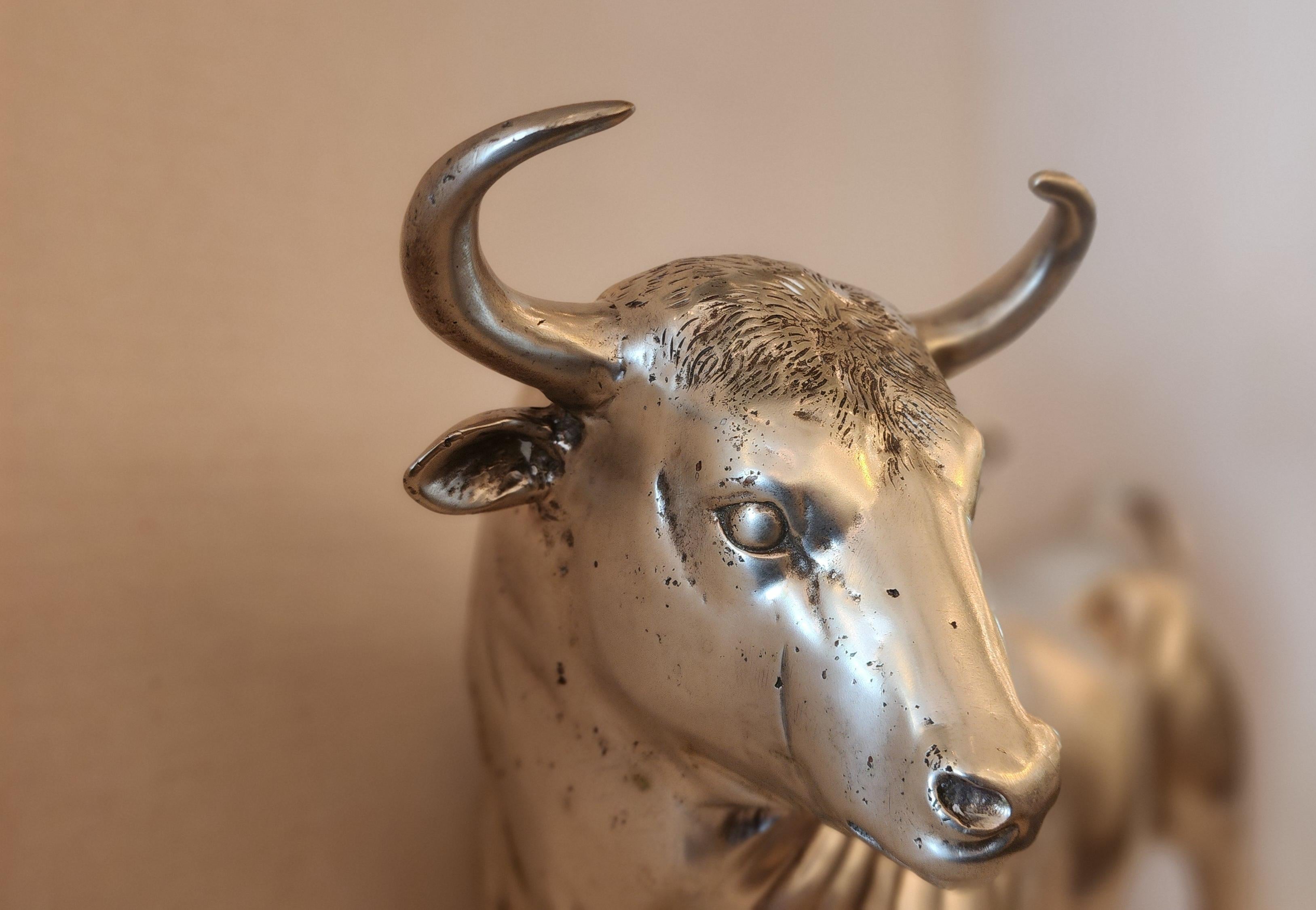 20th Century Cast Bronze Bull
