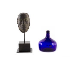 Cast Bronze Bust of Artist Mafai