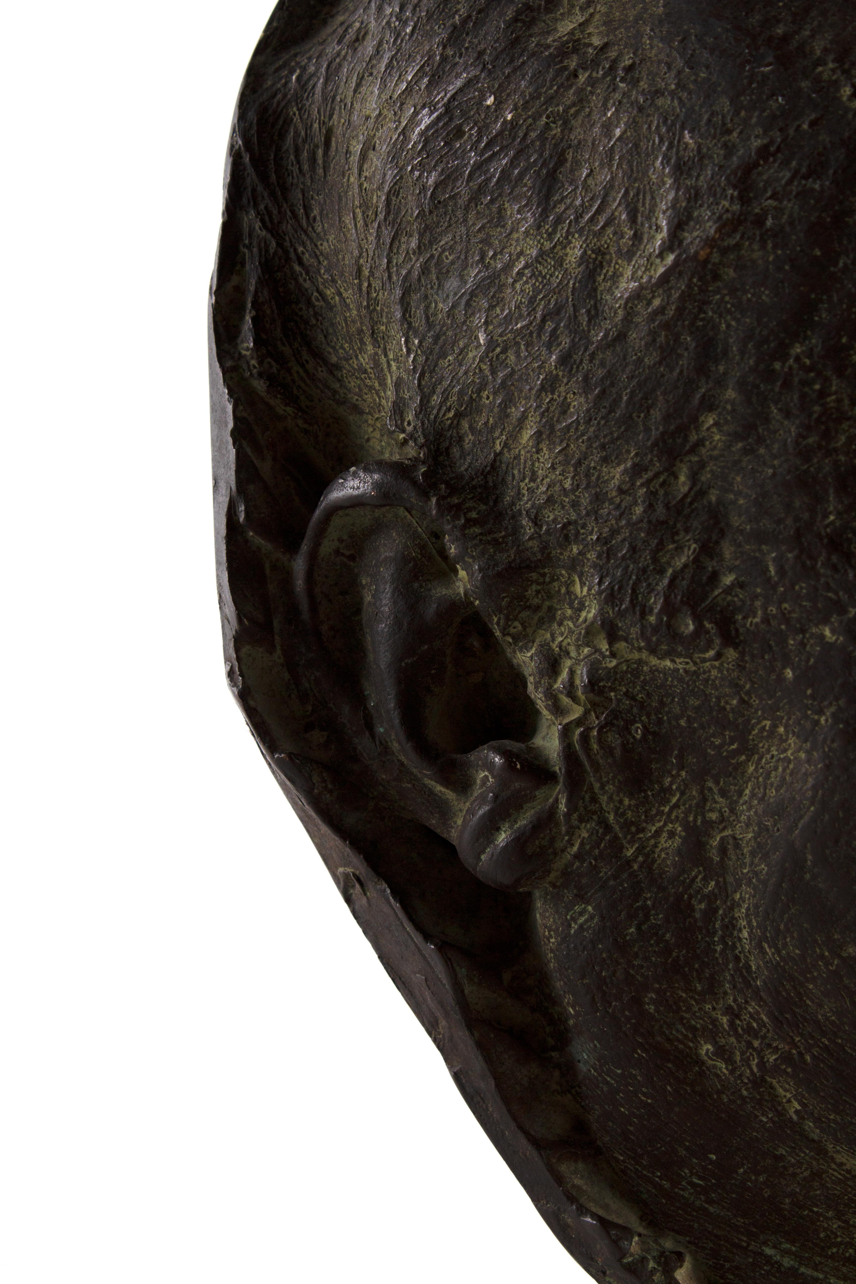 Bronzeguss-Büste des Künstlers Mafai (Französisch) im Angebot