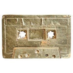 Used Cast Bronze Cassette Tape