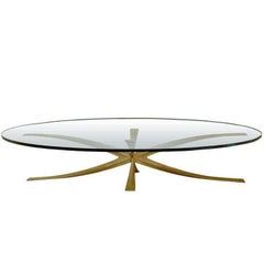 Cast Bronze Coffee Table by Michel Mangematin