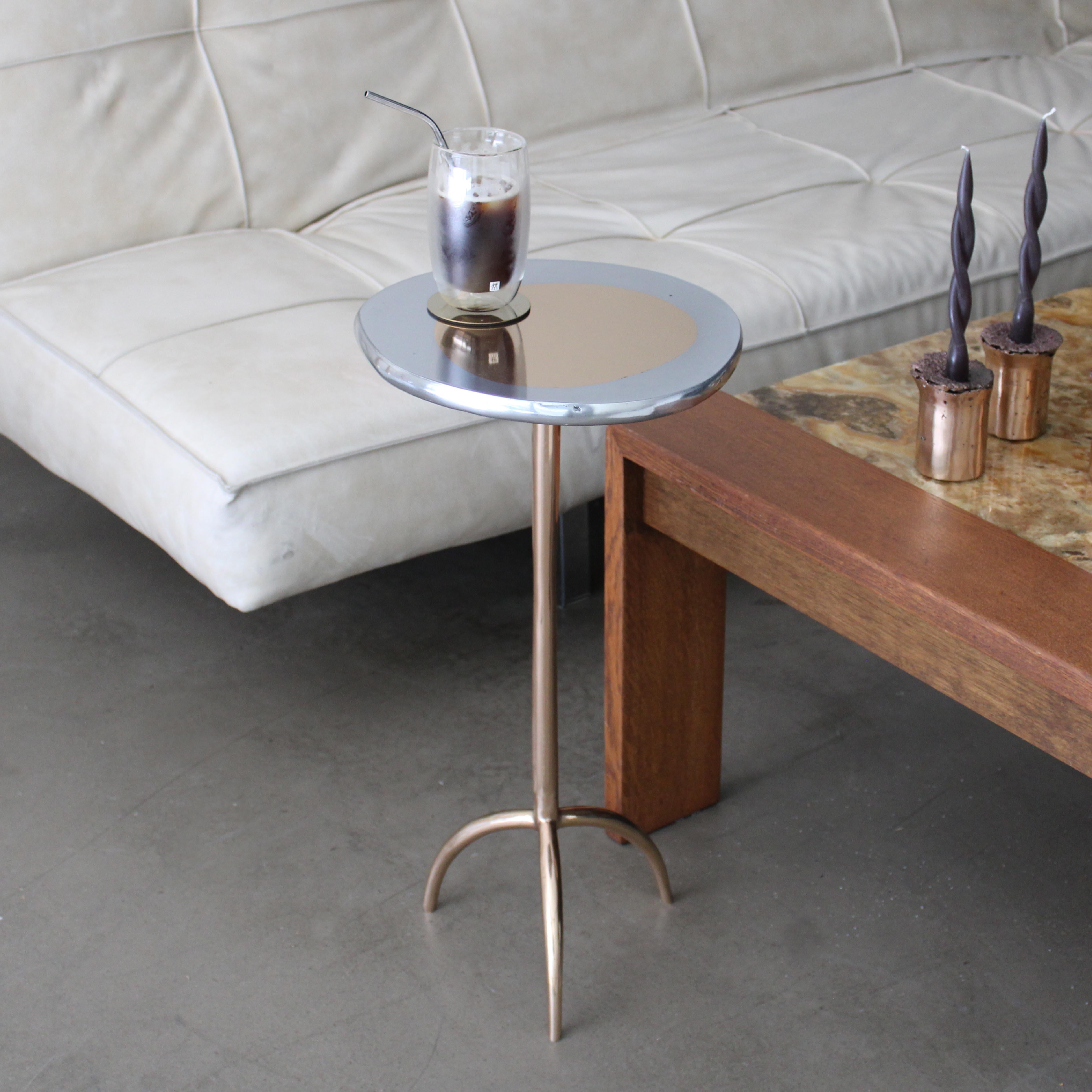 Cast Bronze Colla Side Table by Studio Sunt For Sale 8