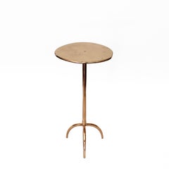 Cast Bronze Colla Side Table by Studio Sunt