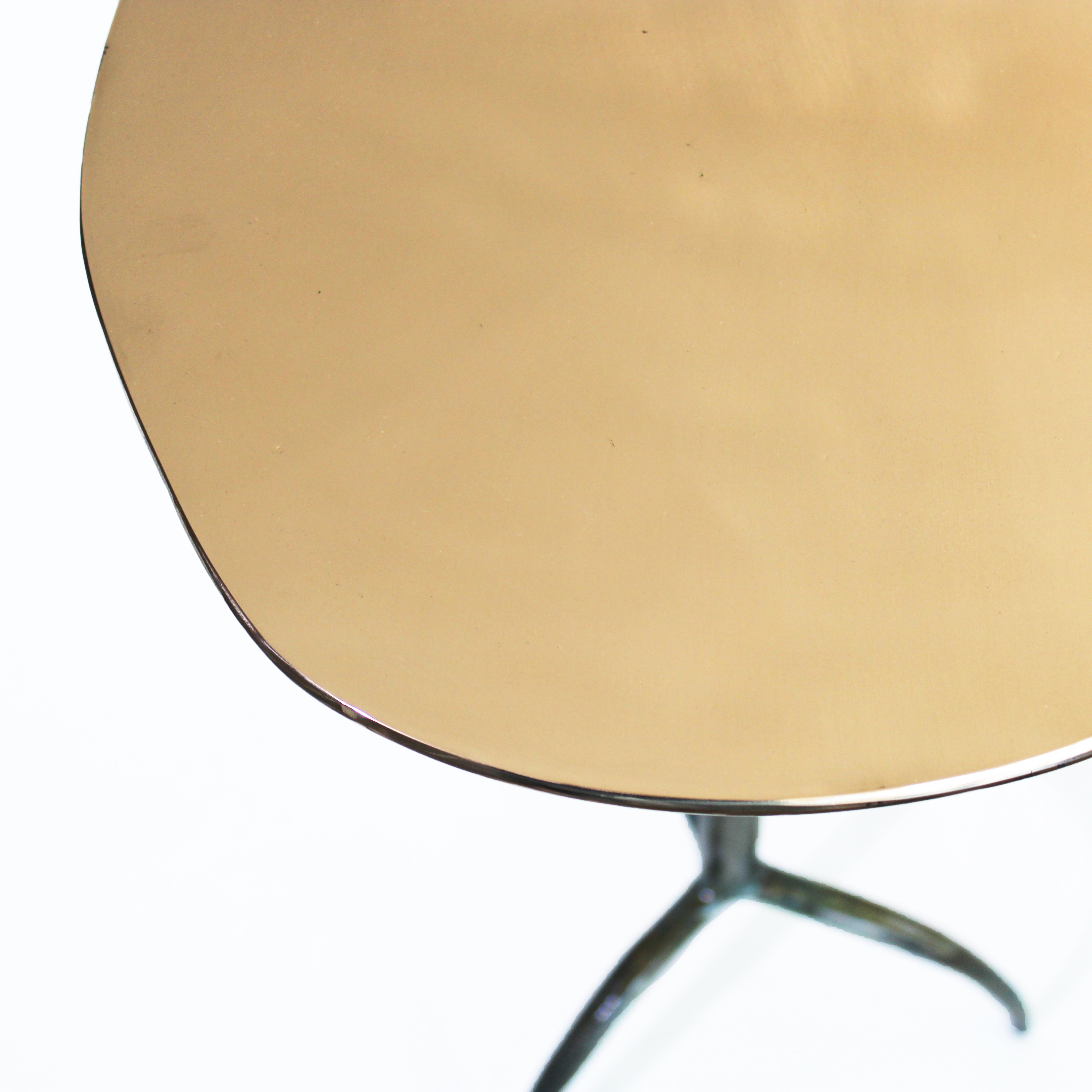 Contemporary Cast Bronze Colla Side Table by Studio Sunt