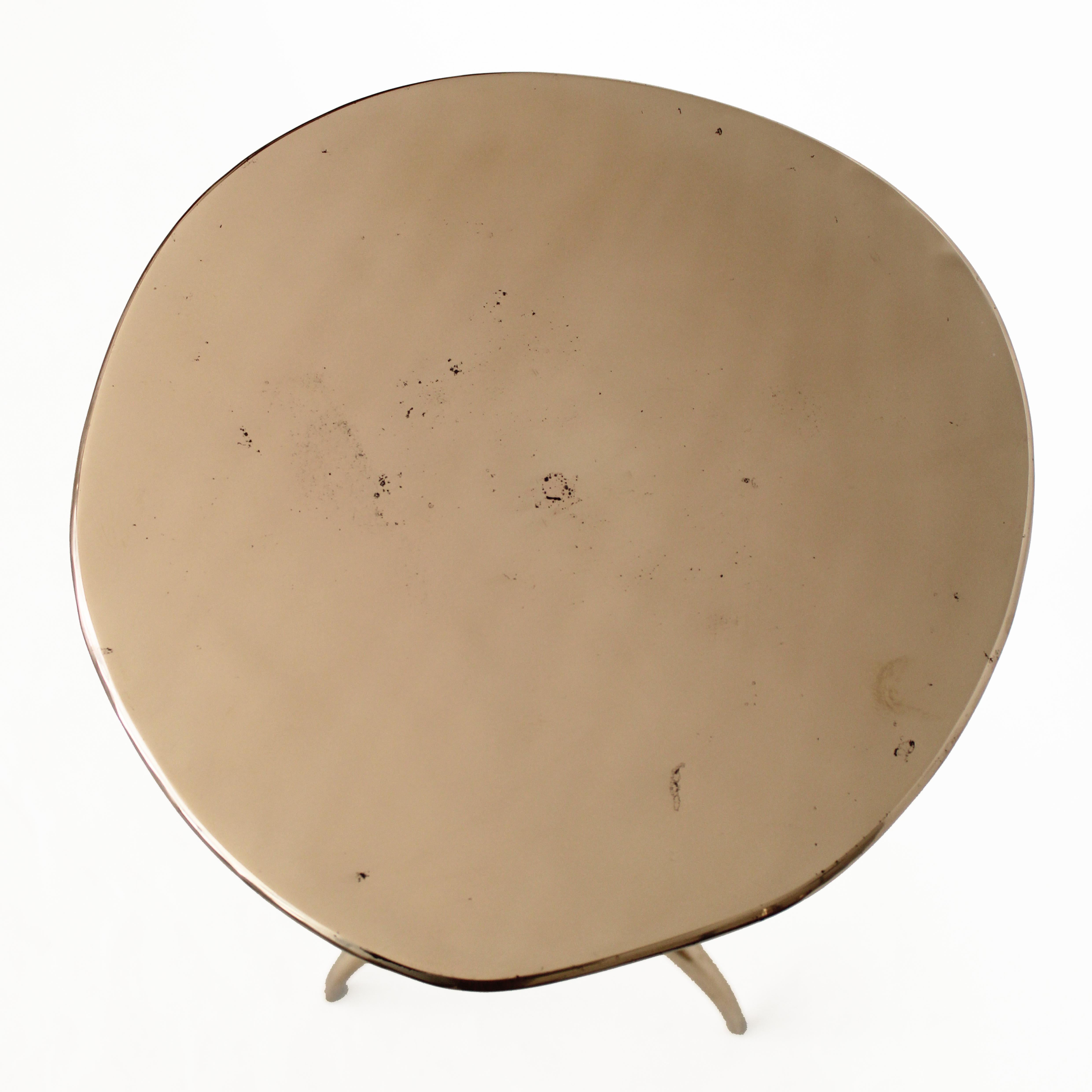 Cast Bronze Colla Side Table by Studio Sunt For Sale 1