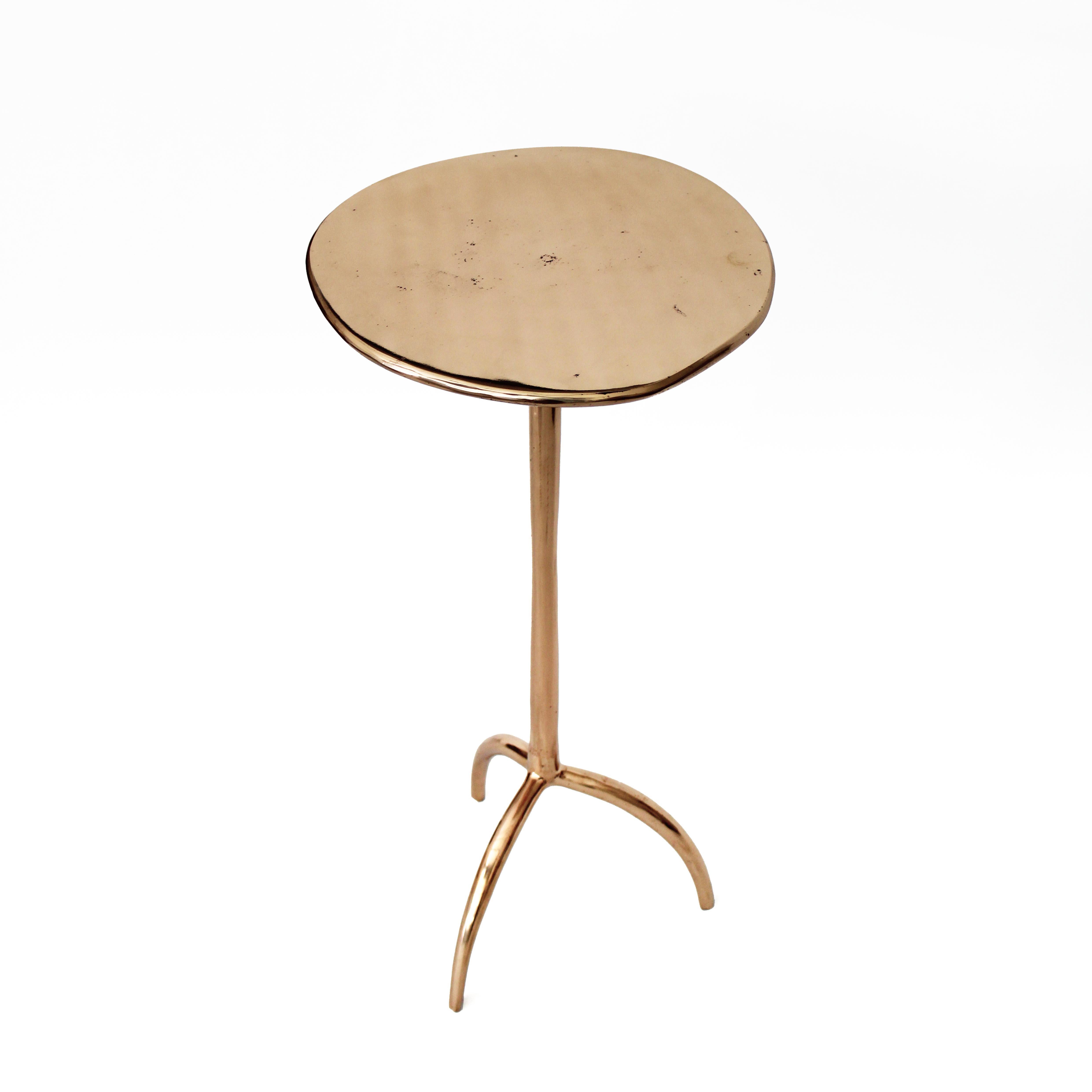 Cast Bronze Colla Side Table by Studio Sunt For Sale 2