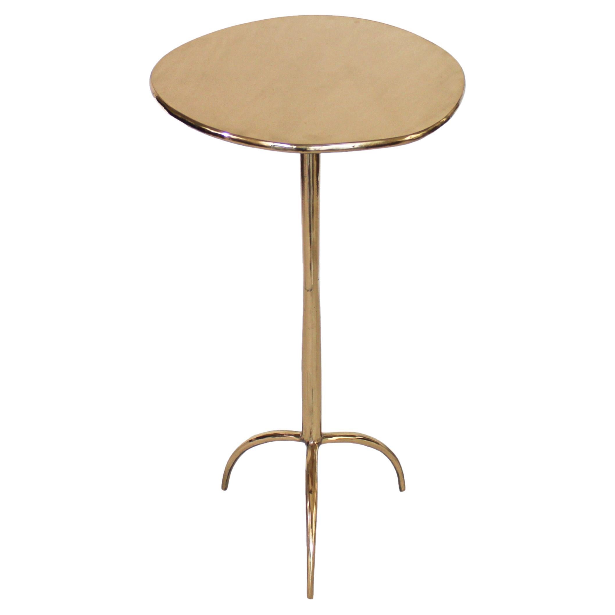 Cast Bronze Colla Side Table by Studio Sunt For Sale