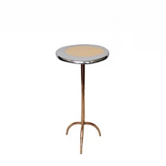 Cast Bronze Colla Side Table by Studio Sunt