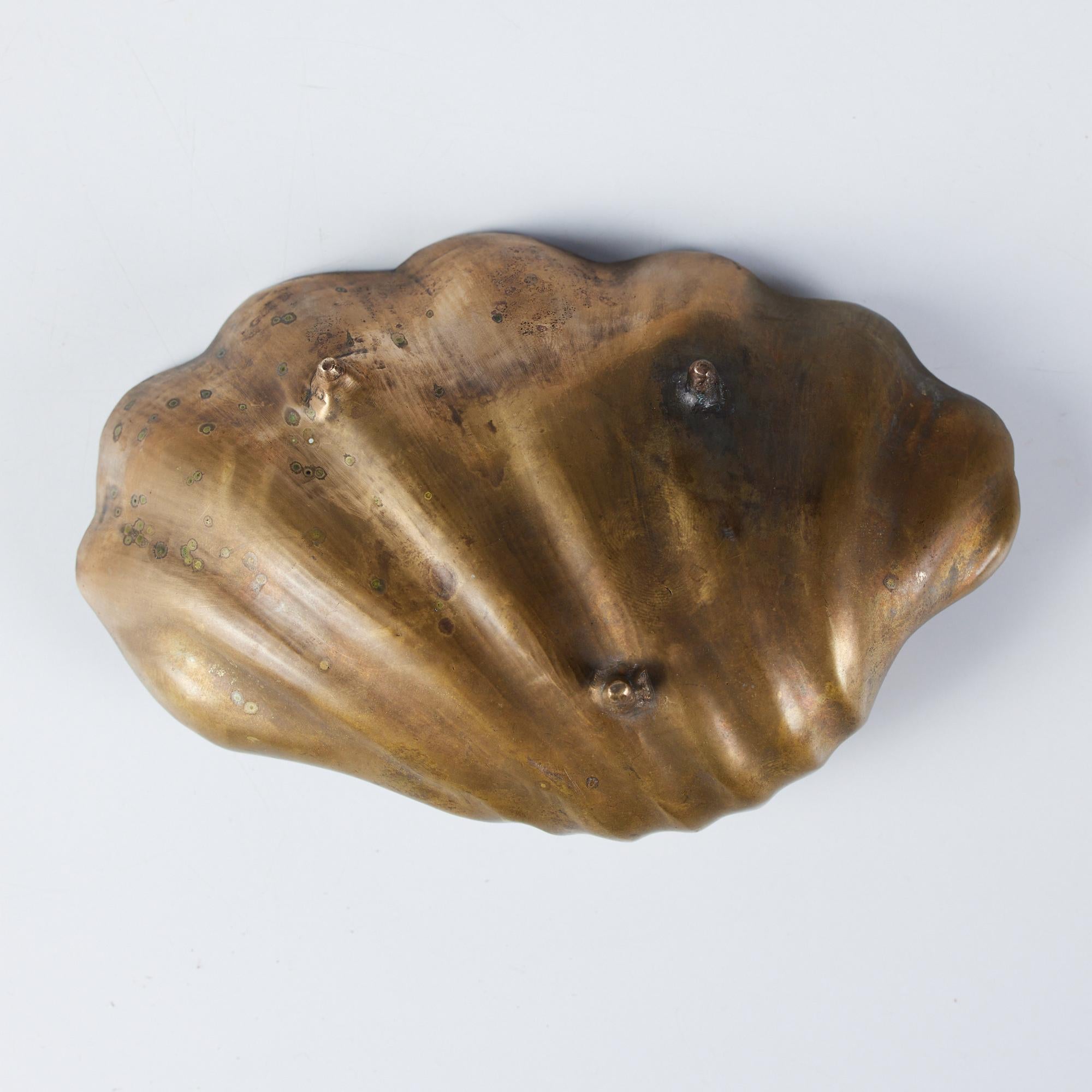 Cast Bronze Conch Ashtray 3