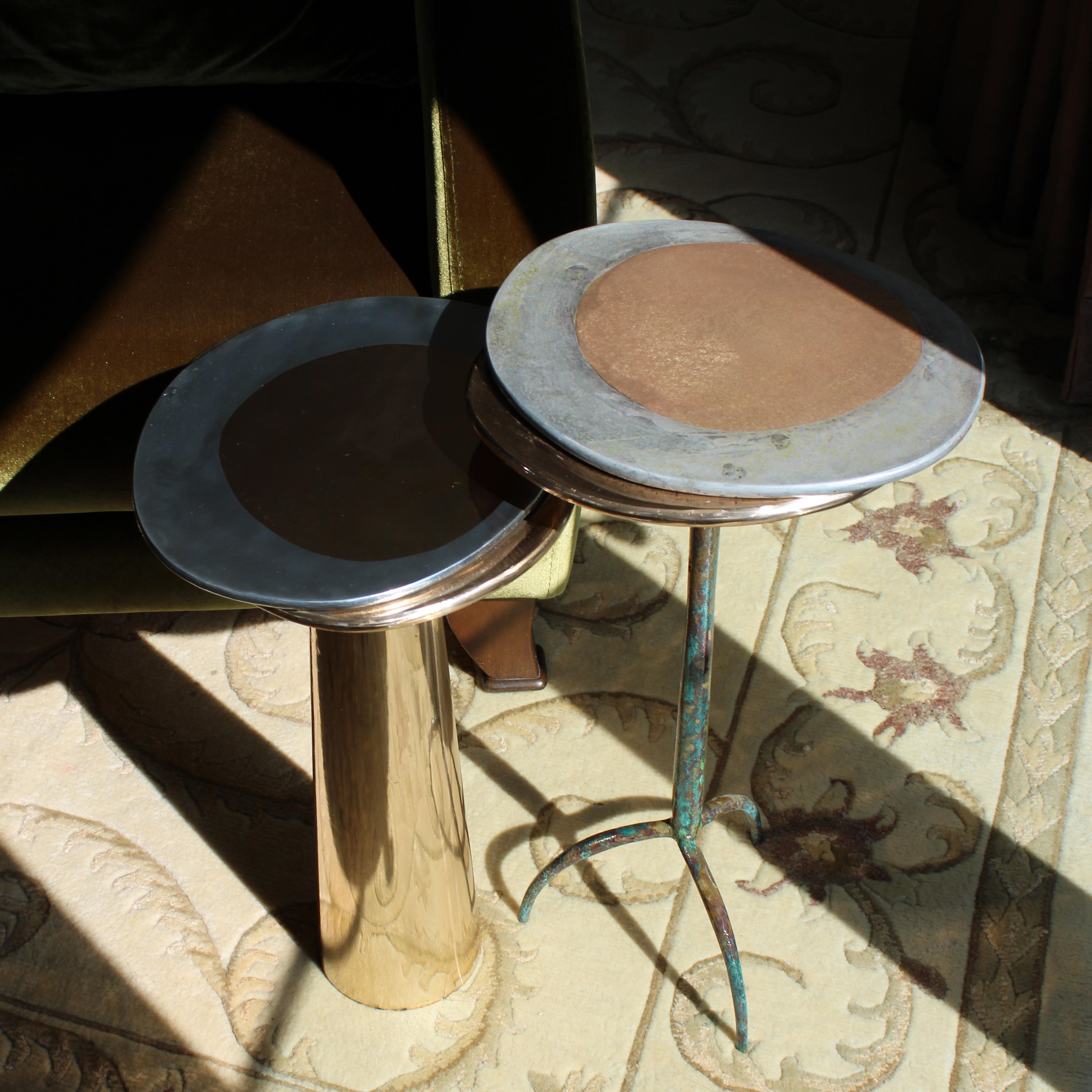 Cast Bronze Cone Side Table by Studio Sunt 10