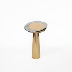 Cast Bronze Cone Side Table by Studio Sunt