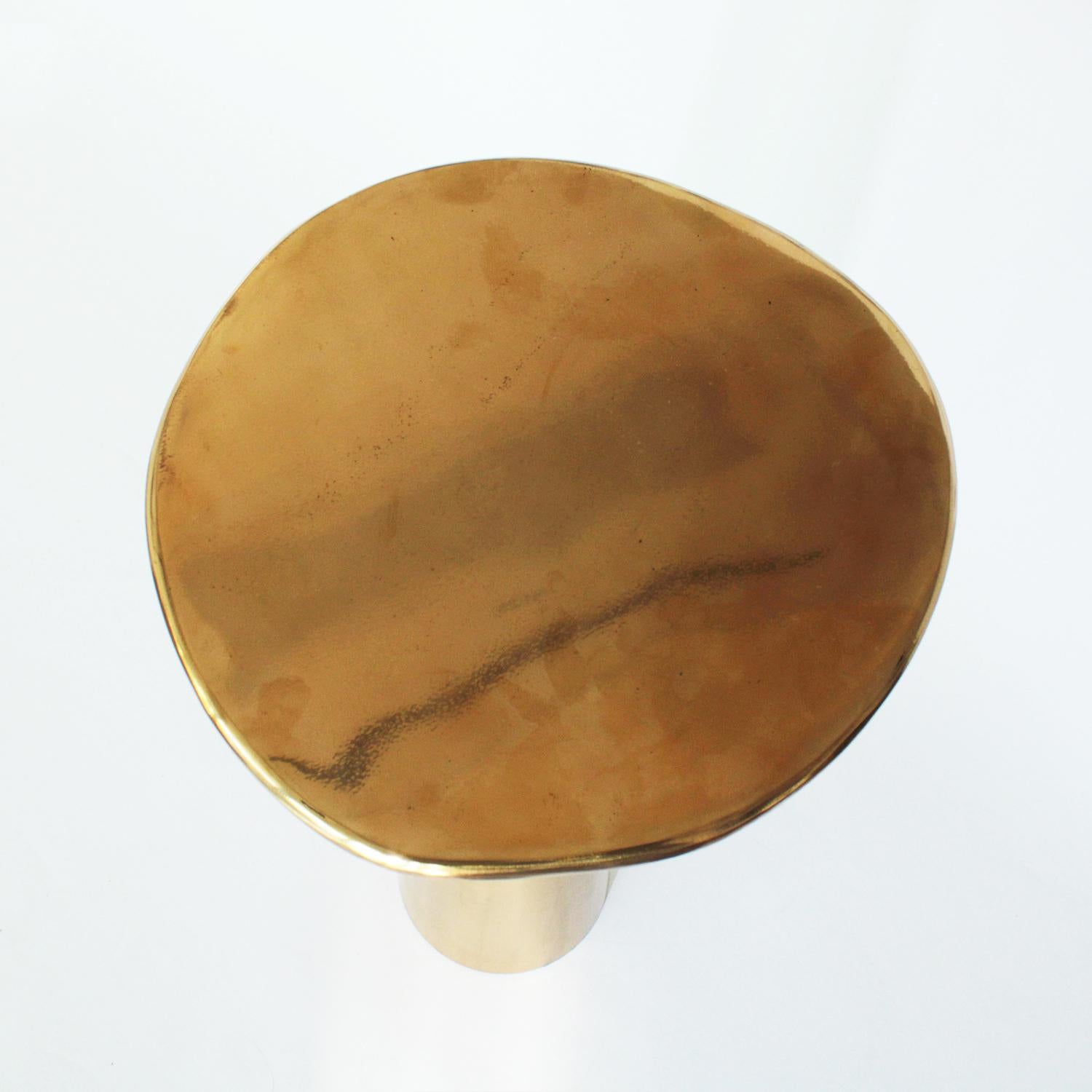 Cast Bronze Cone Side Table by Studio Sunt 3