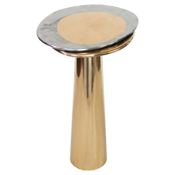 Cast Bronze Cone Side Table by Studio Sunt For Sale at 1stDibs