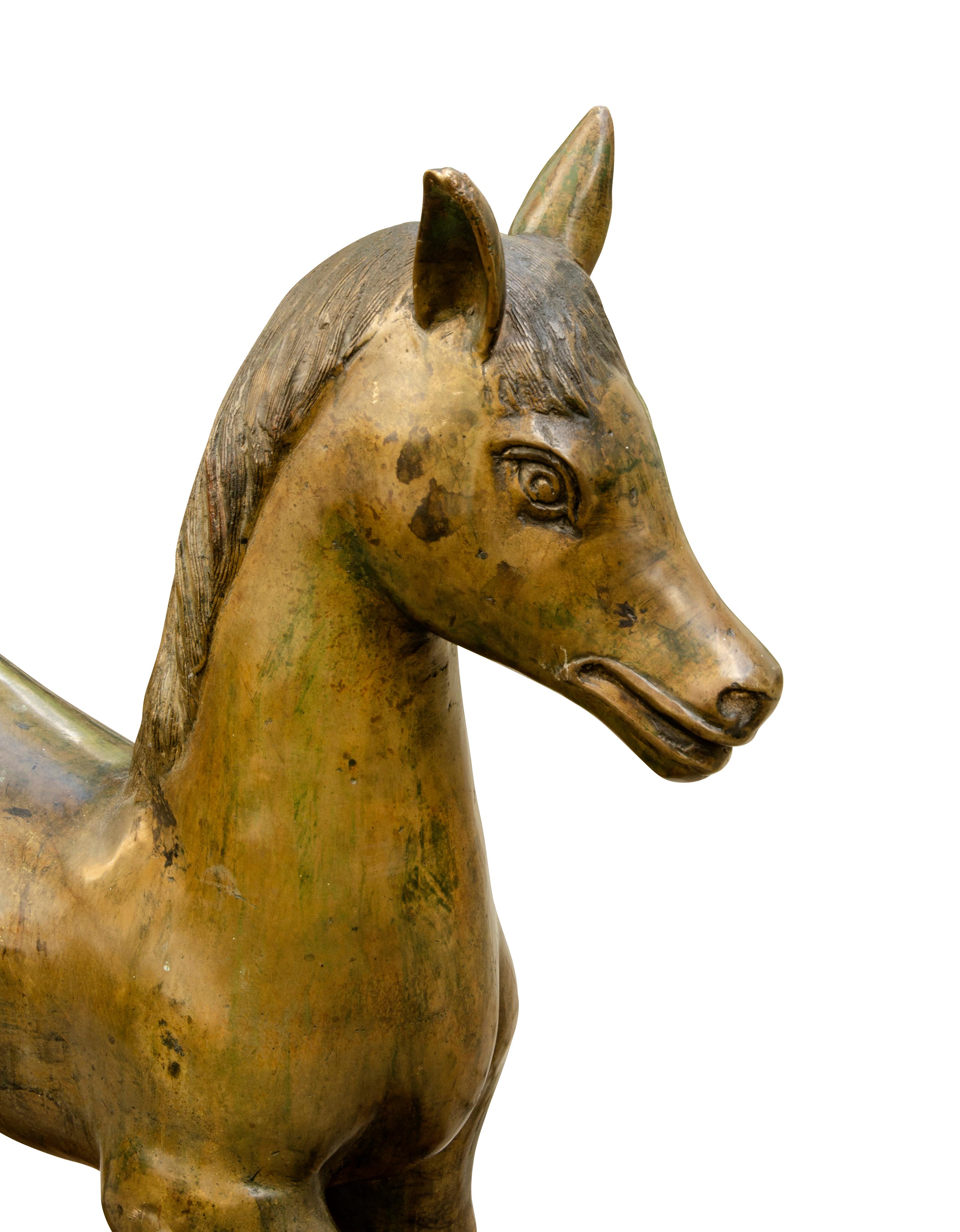 Cast Bronze Figure of a Horse 5