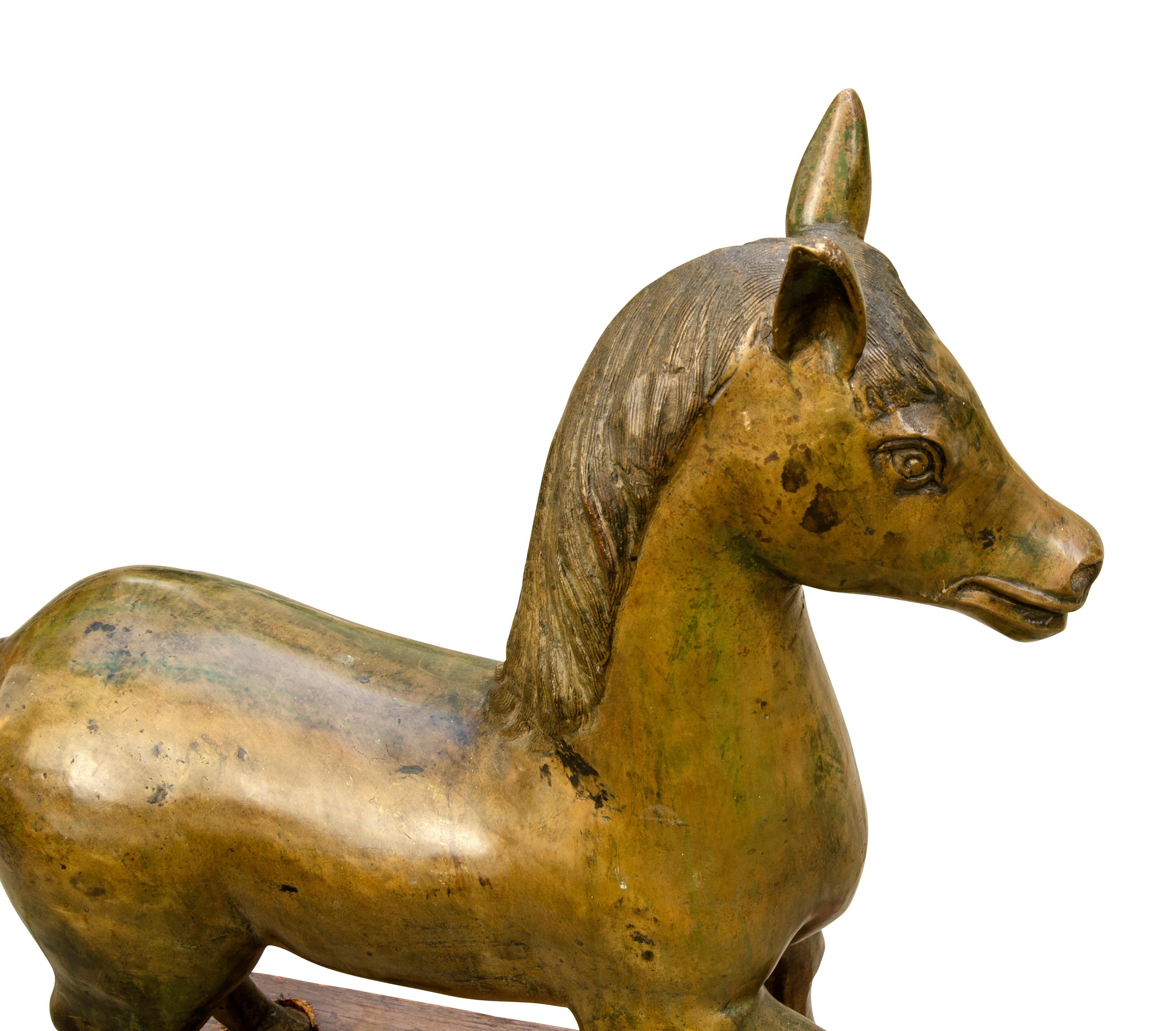 Cast Bronze Figure of a Horse 7