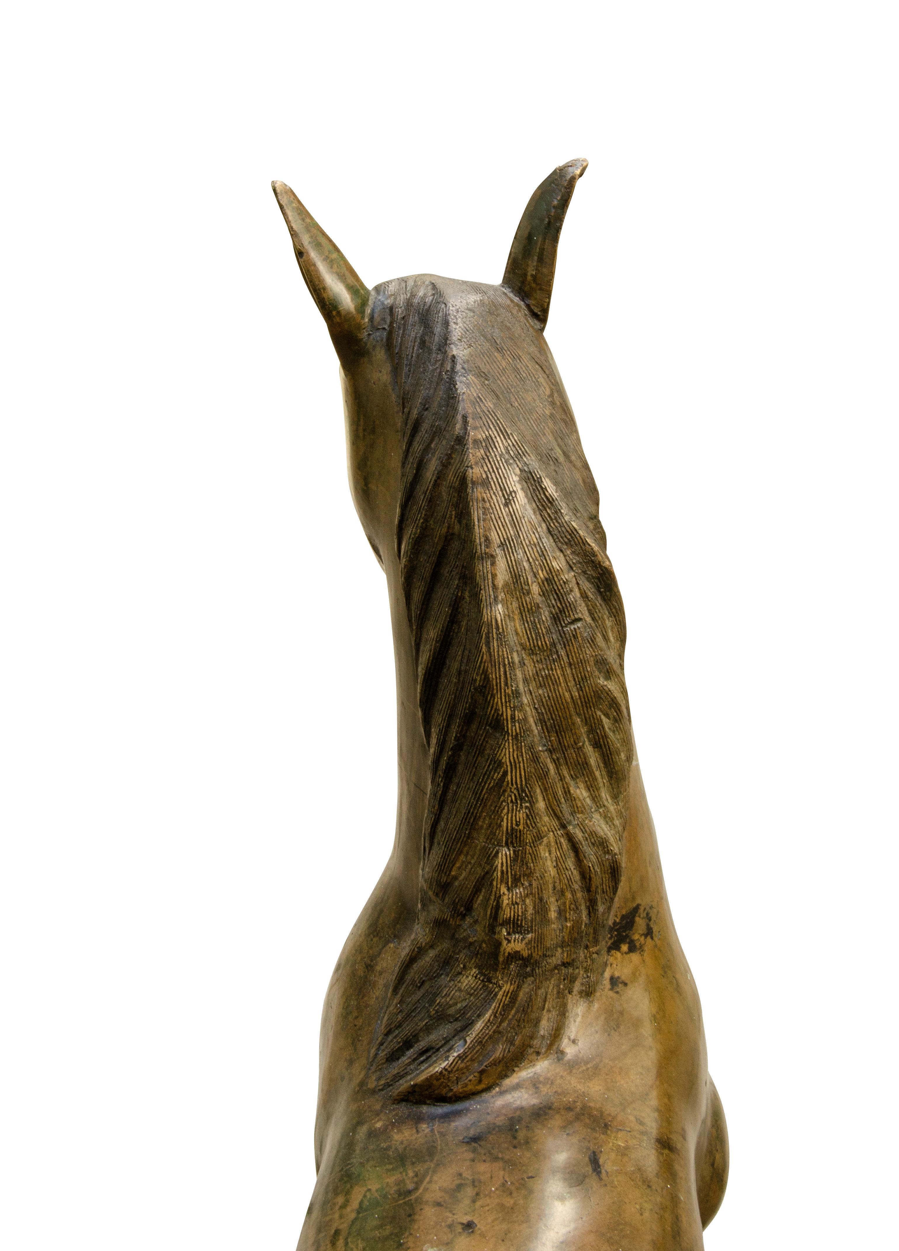 Cast Bronze Figure of a Horse 3