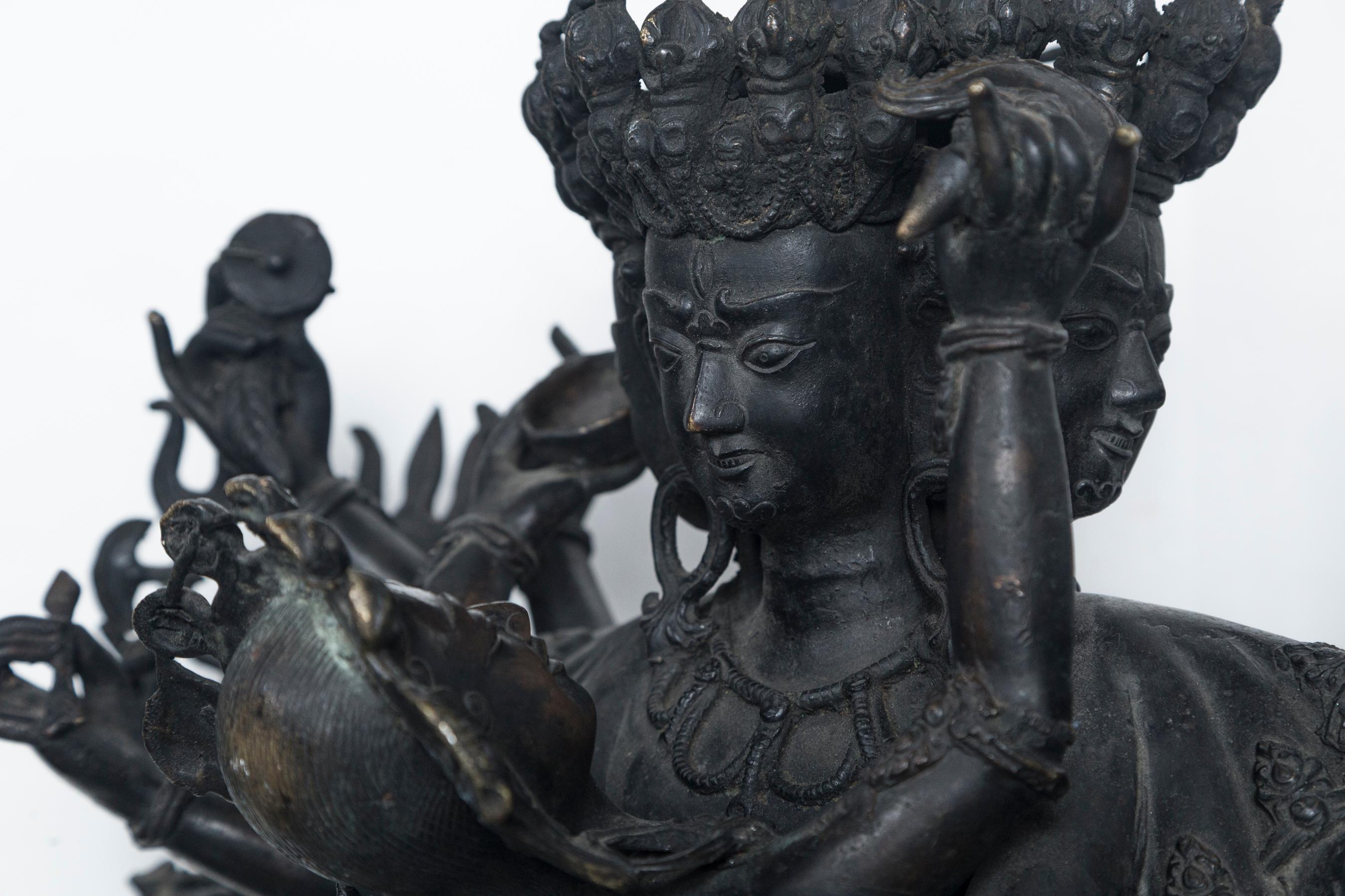 ('Wheel of Perfect Bliss' or 'Wheel of Union') is a tantric meditational deity (Sanskrit: ishta-deva) of the Highest Yoga (Anuttara) Tantra class of Vajrayana Buddhism. The Chakrasamvara Tantra, also known as Shriherukabhidhana and Laghusamvara was