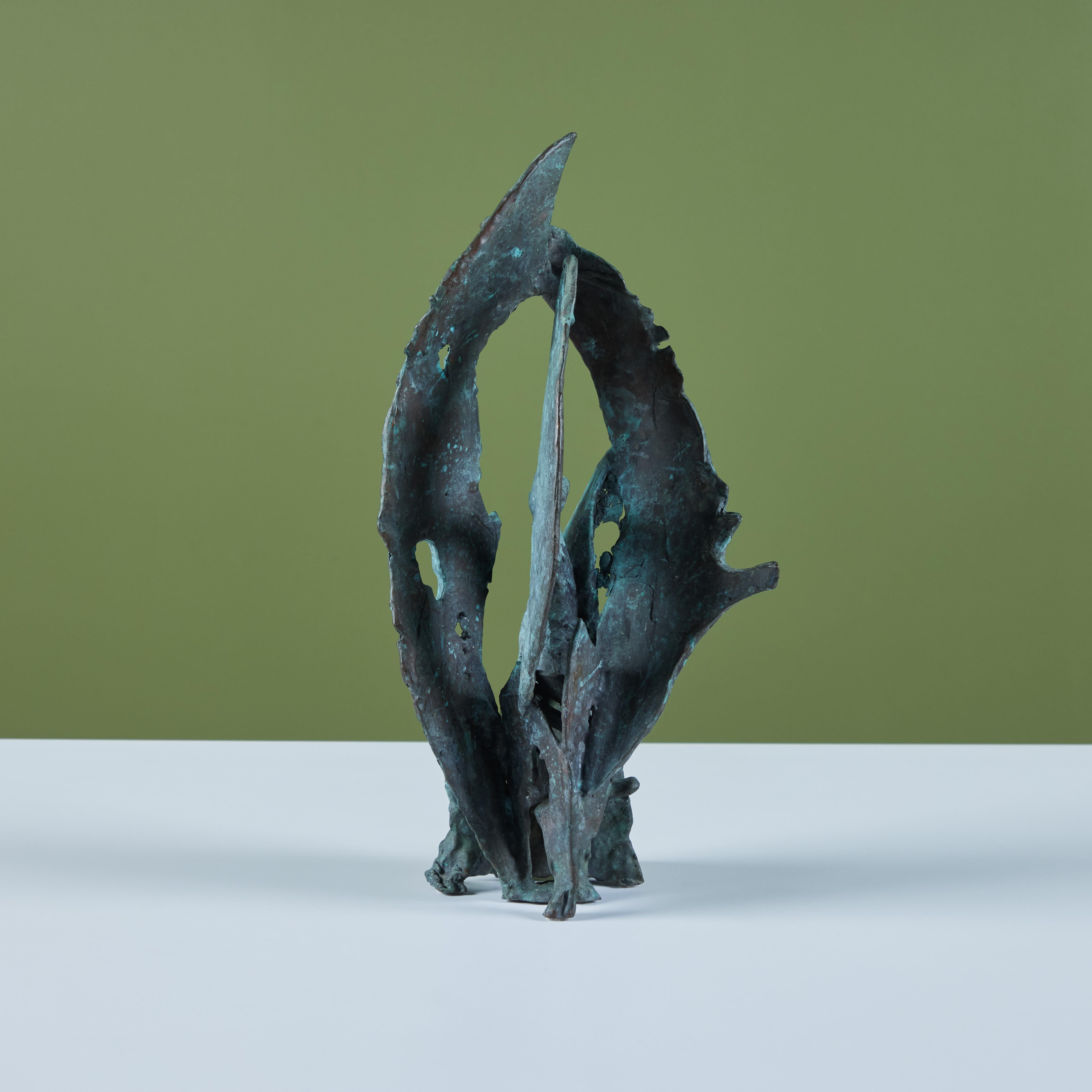 Skulptur „Fins Pacifica“ aus Bronzeguss von J. Dale M'Hall (amerikanisch) im Angebot