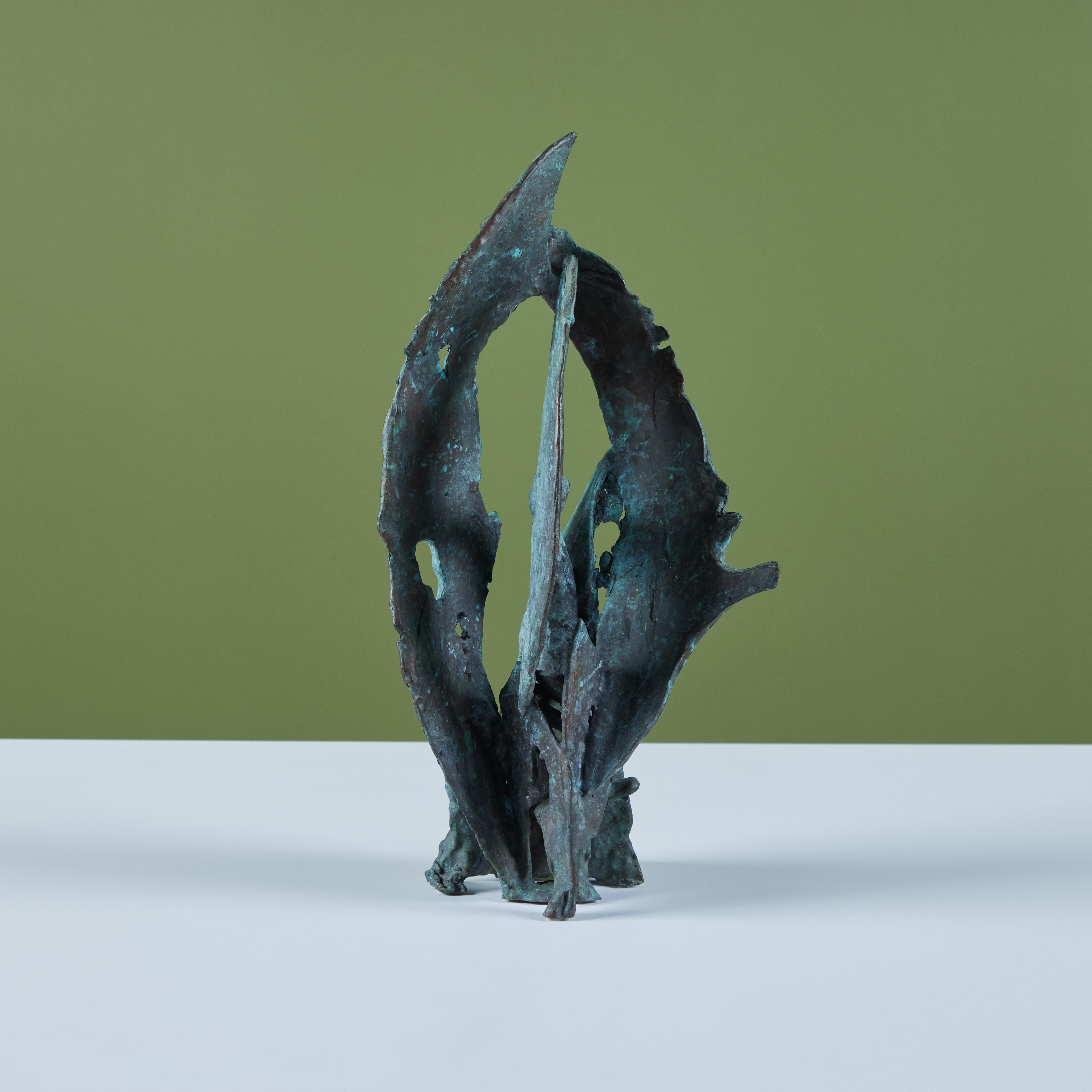 Americano Scultura in bronzo fuso 'Pinne Pacifica' di J. Dale M'Hall in vendita