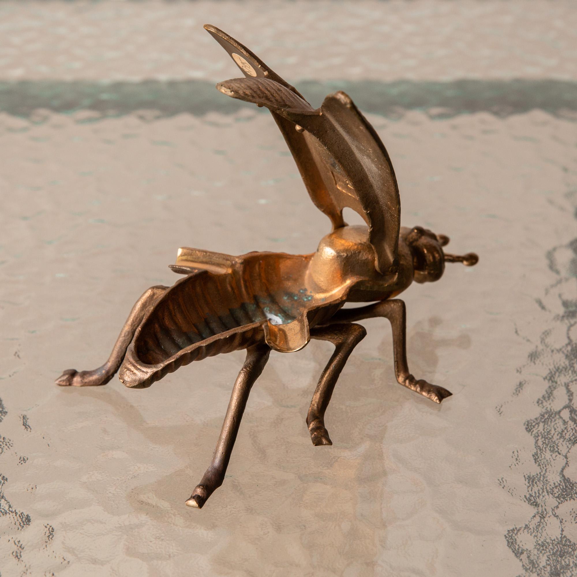 Cast Bronze Fly Sculpture with Hidden Ashtray 4