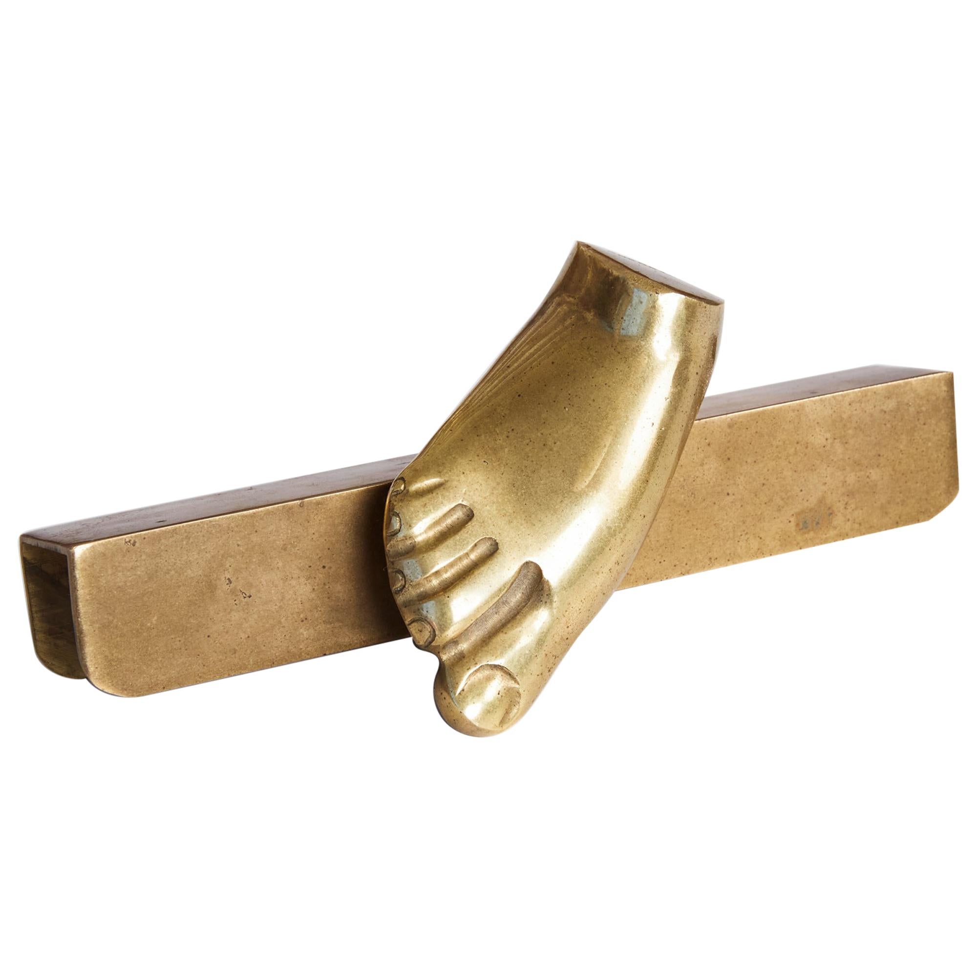 Cast Bronze Foot by Pietrina Checcacci