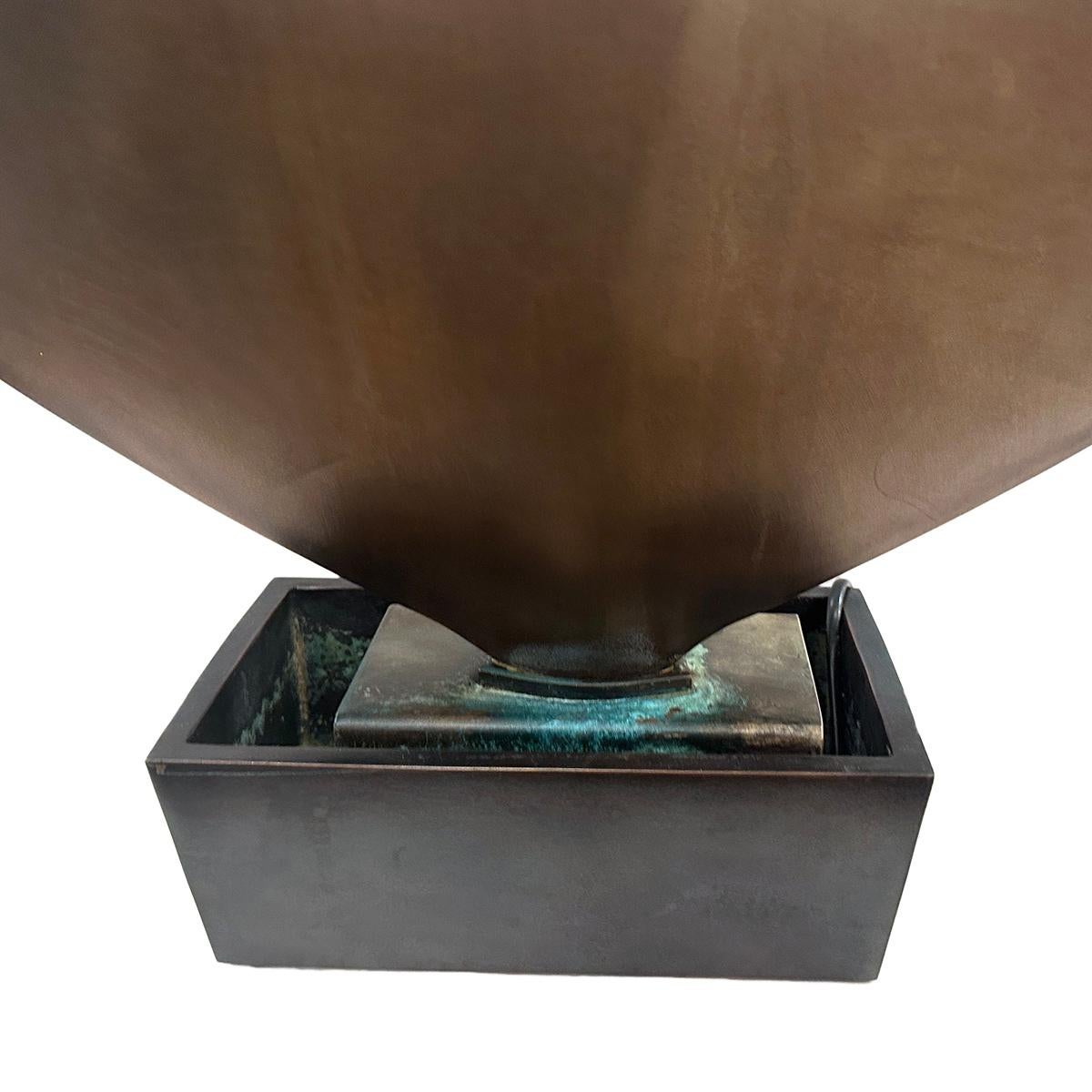 Américain Fontaine en bronze coulé en vente