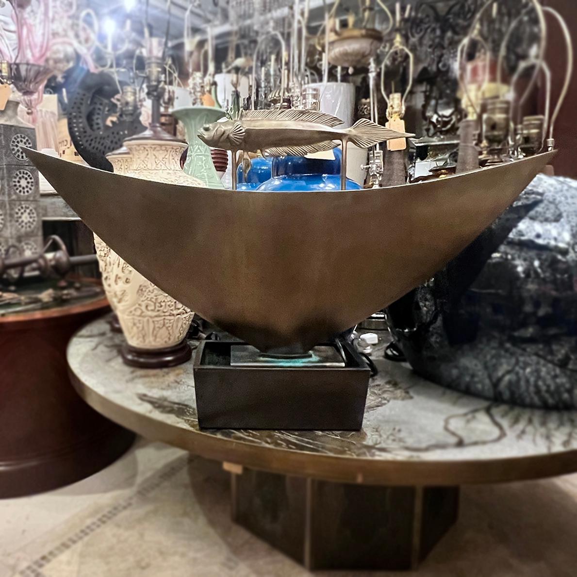 Fontaine en bronze coulé Bon état - En vente à New York, NY
