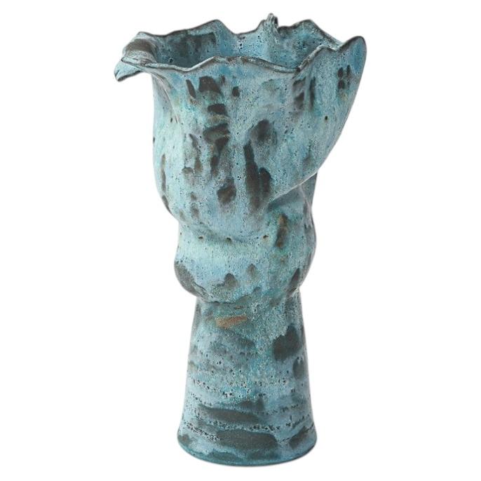 Cast bronze. Hand-applied green patina. Number 2 of an edition of 12 made exclus For Sale