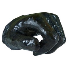 Cast Bronze Hand Sculpture in the Style of Auguste Rodin