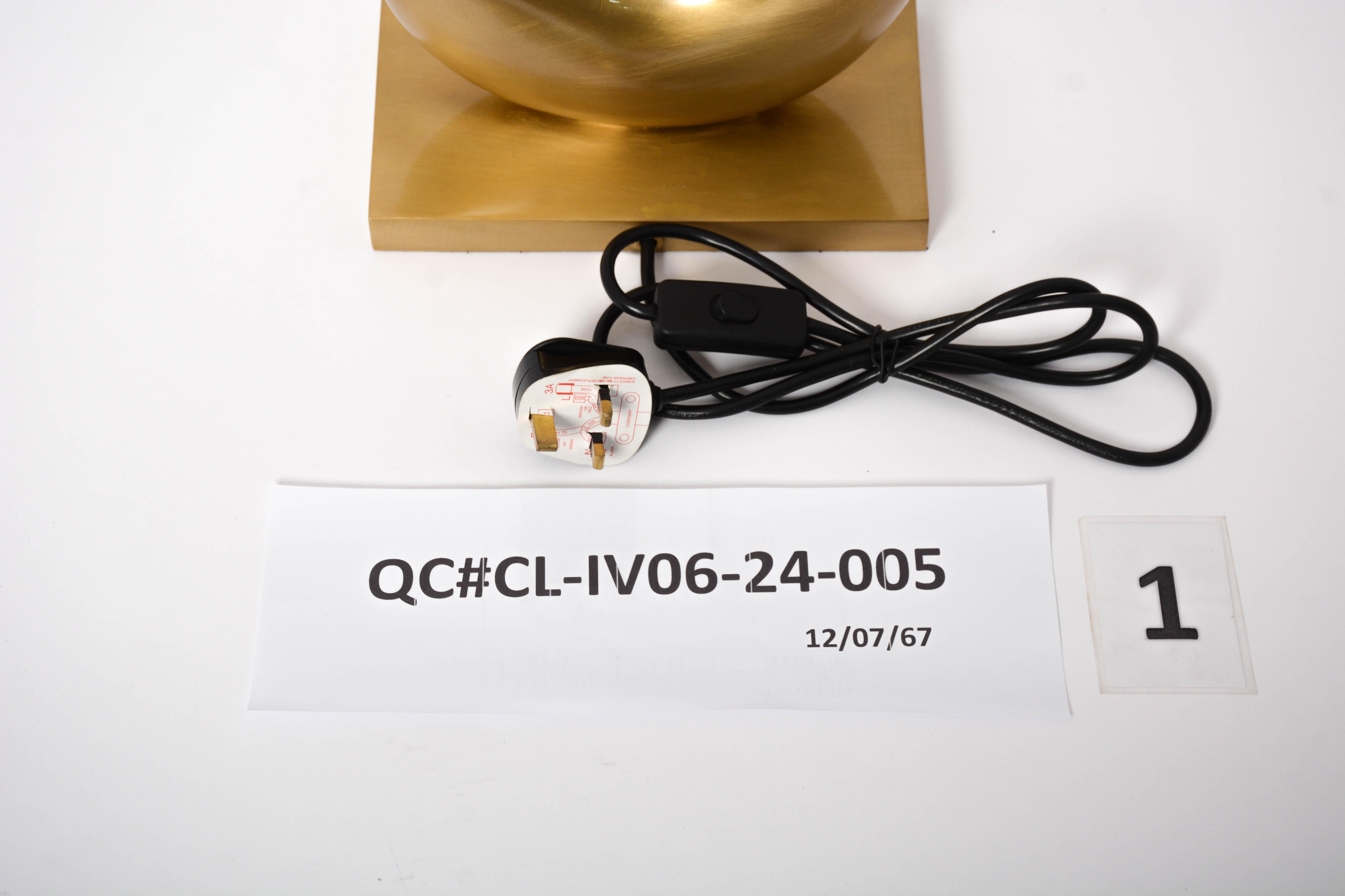 Cast Bronze Jewel Lamp in Antique Gold Finish by Elan Atelier 'Preorder' For Sale 2