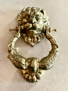 Cast Bronze Lion Door Knocker