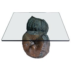 Cast Bronze Low Table by Valenti, Barcelona, Circa 1970