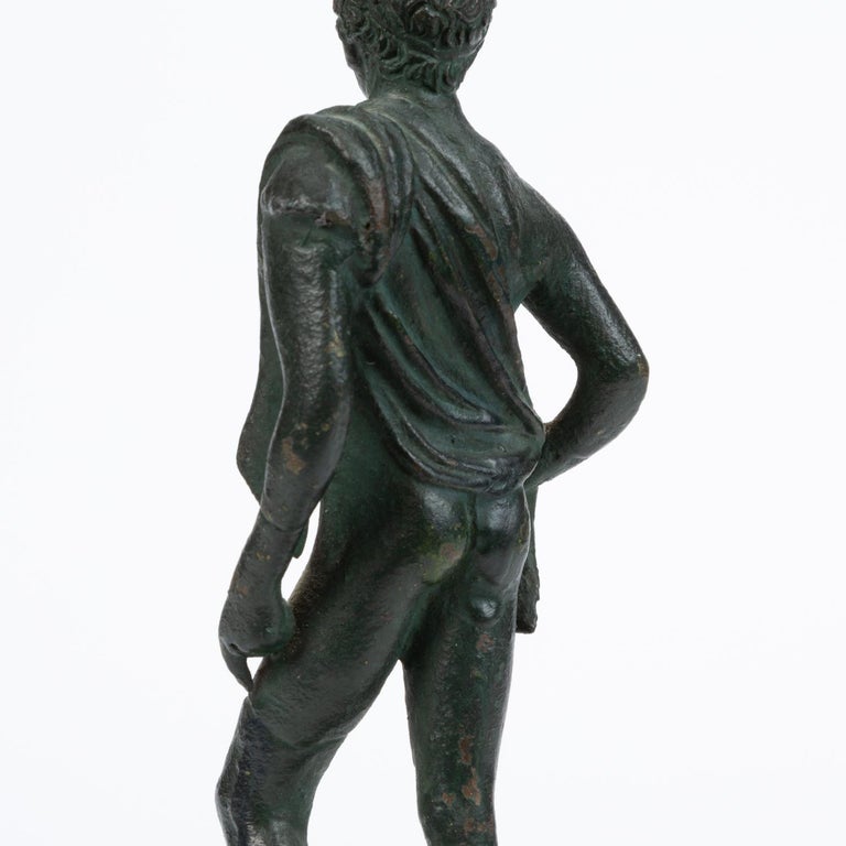 Cast Bronze Male Figurine at 1stDibs