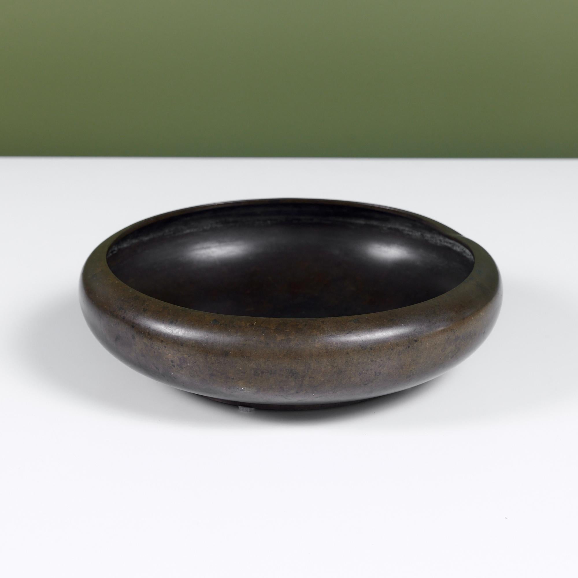 Cast Bronze Modernist Bowl 2