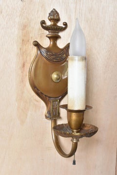Cast Bronze Neoclassical Sconce