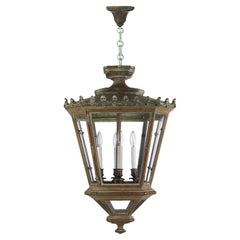 Cast Bronze Octagonal Georgian Lantern