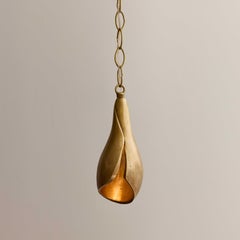 Cast Bronze Pendant, Brasa Finish, Flor de Bronce Collection