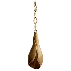 Cast Bronze Pendant, Brasa Finish, Flor de Bronce Collection