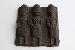 Cast Bronze Relief Plaque from Benin, 1950s