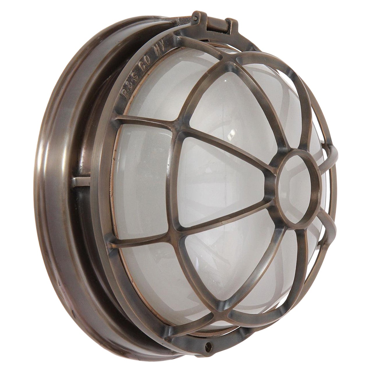 Cast Bronze Sconce by Russell & Stoll Co., 1900s For Sale