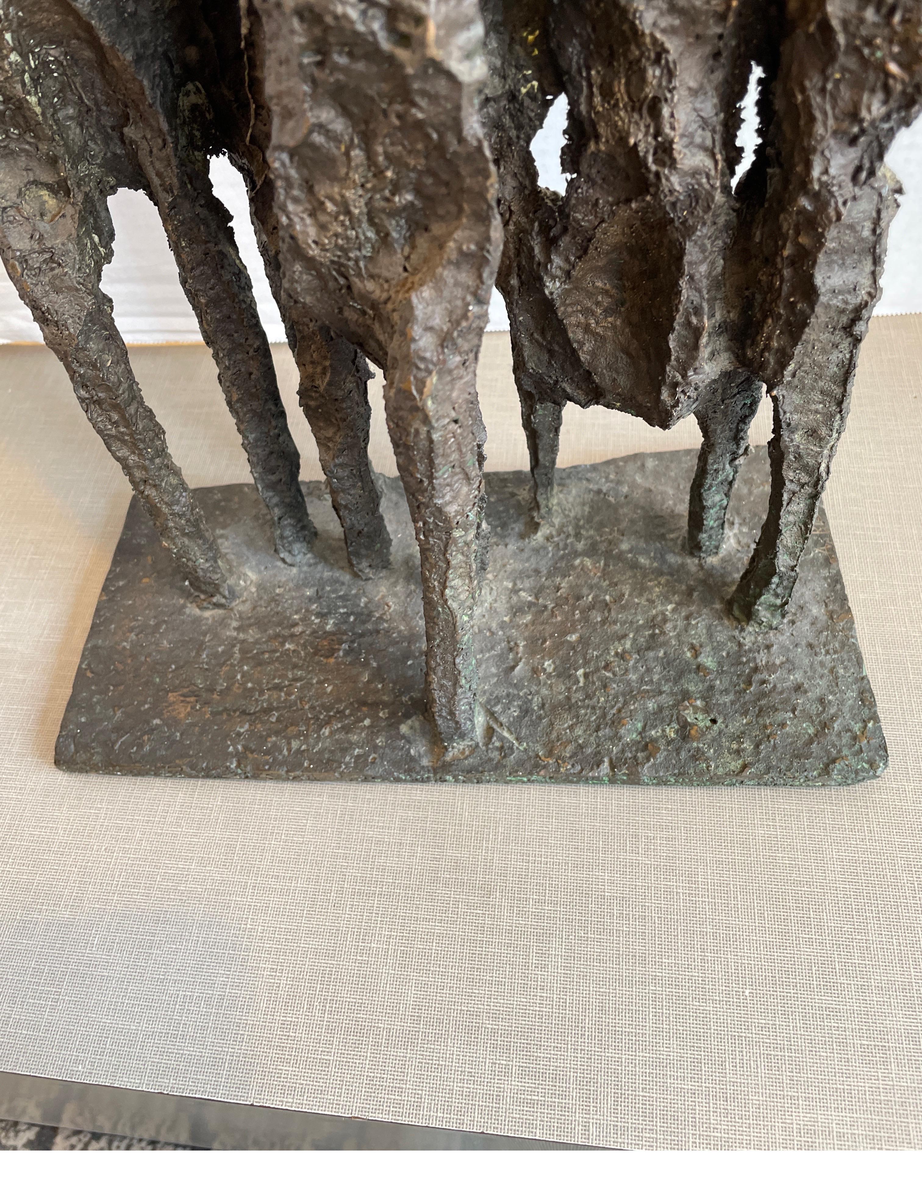 Cast Bronze Sculpture by Aharon Bezalel 5