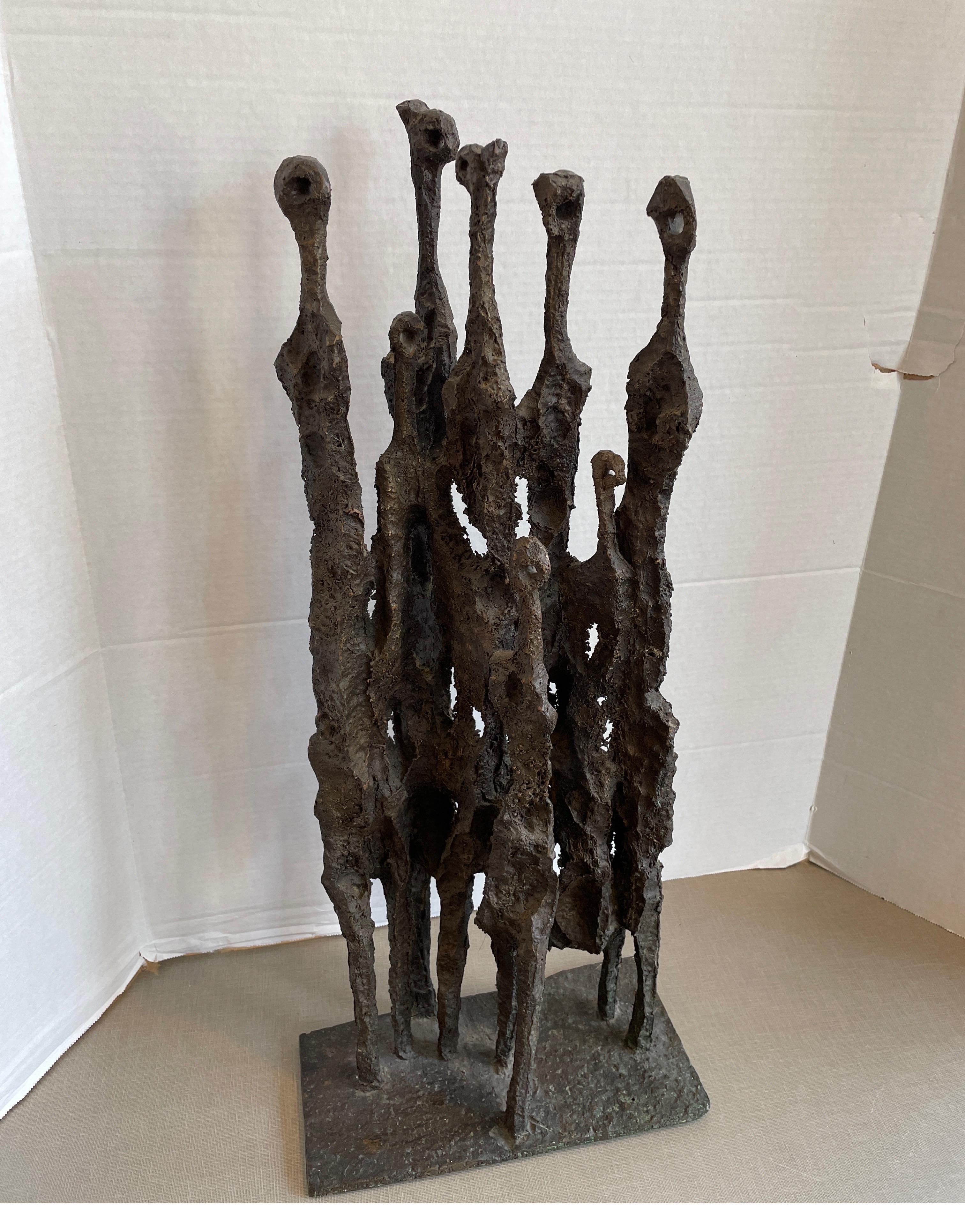 Cast Bronze Sculpture by Aharon Bezalel 1