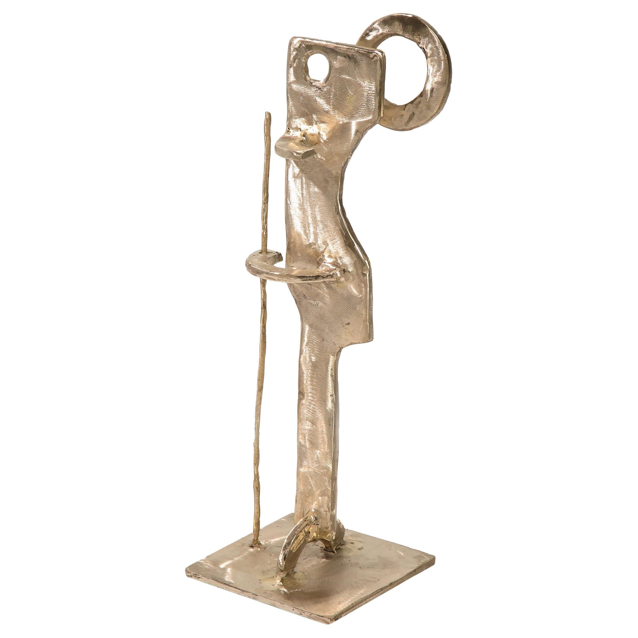 Heavy Cast Bronze Sculpture by Xico Stockinger For Sale at 1stdibs