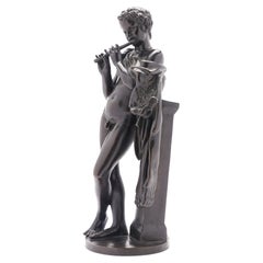 Sculpture en bronze coulé de Pan par Ferdinand Barbedienne, 1875-1900